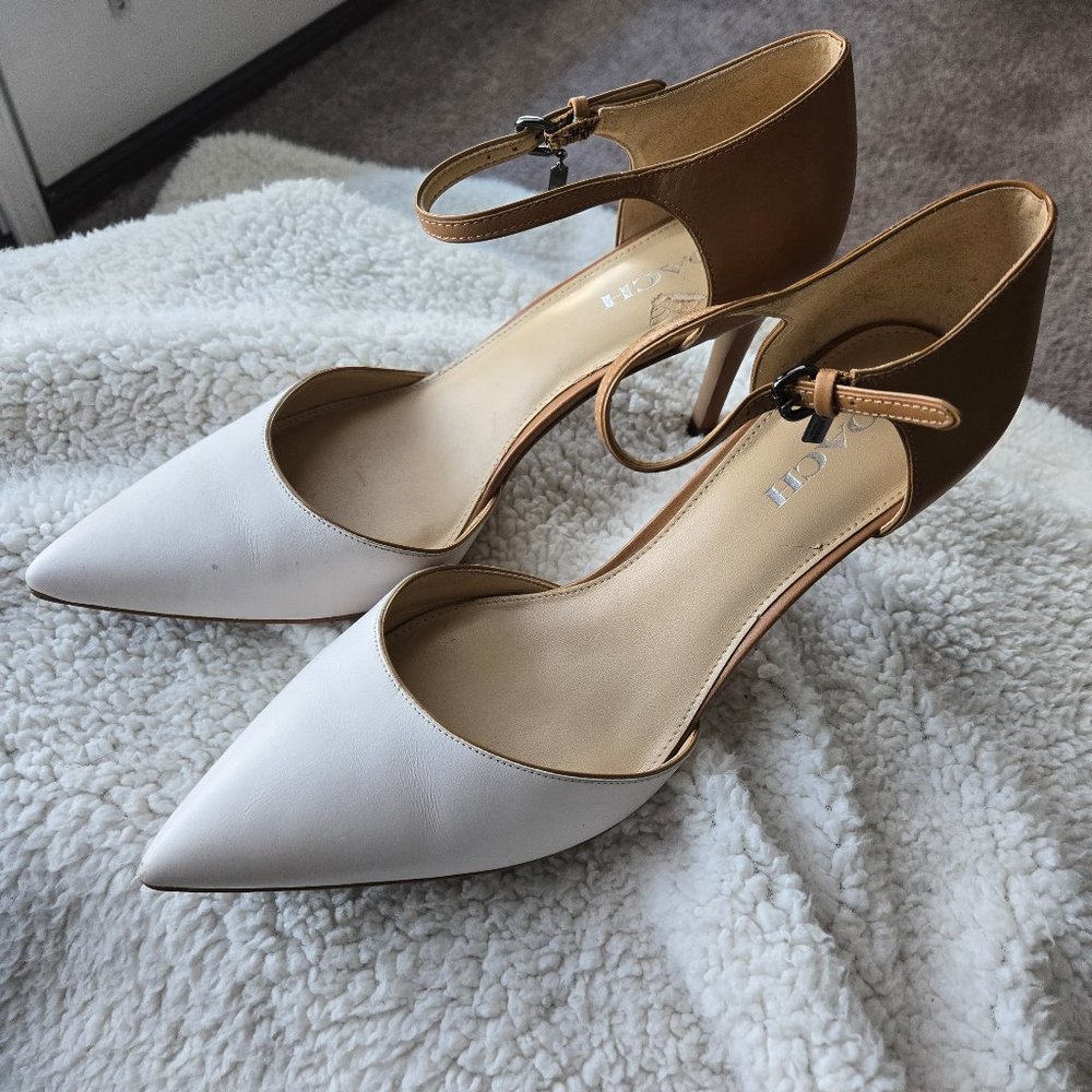 Coach 3.5' Heels Two-Tone